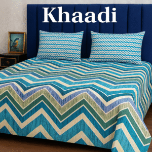 Khaadi Premium King Size Bedsheet – Artistic Bloom Edition
