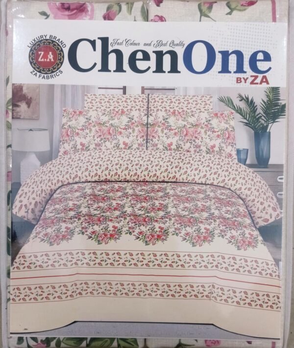 ChenOne Premium King Size Bedsheet – Timeless Beauty - Image 2