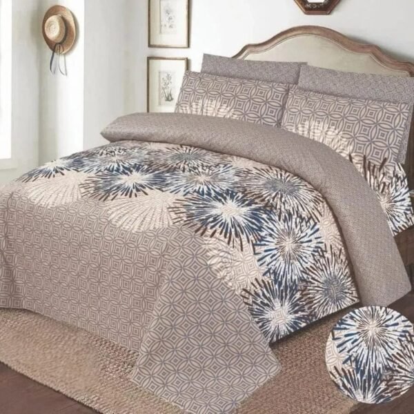 Sapphire Premium Design King Size Bedsheet